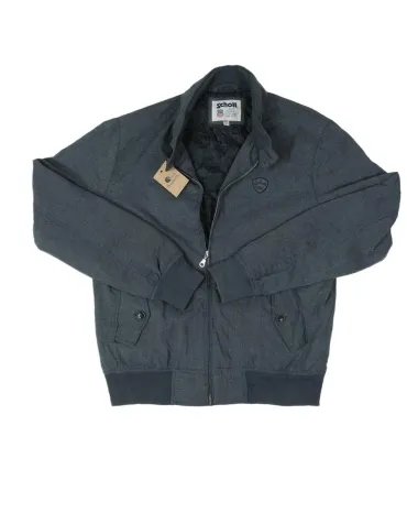 CAZADORA SCHOTT HOMBRE GRIS