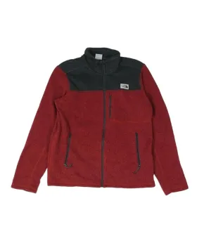 FORRO POLAR THE NORTH FACE HOMBRE ROJO BURDEOS Y GRIS ANTRACITA