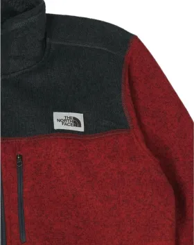 FORRO POLAR THE NORTH FACE HOMBRE ROJO BURDEOS Y GRIS ANTRACITA