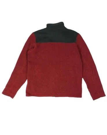 FORRO POLAR THE NORTH FACE HOMBRE ROJO BURDEOS Y GRIS ANTRACITA