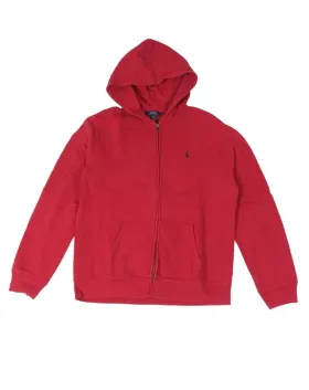 SUDADERA CON CREMALLERA POLO RALPH LAUREN HOMBRE ROJO