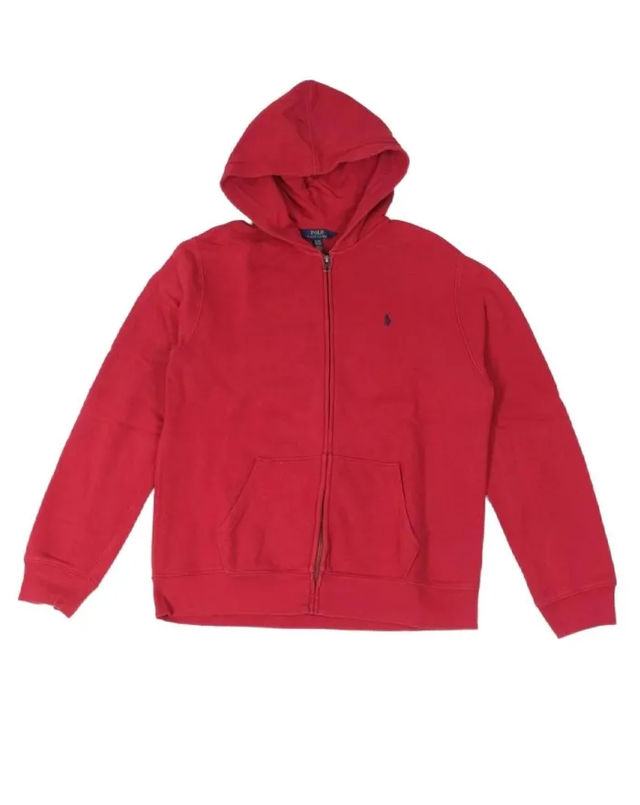 SUDADERA CON CREMALLERA POLO RALPH LAUREN HOMBRE ROJO