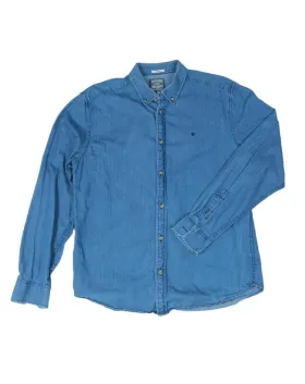 CAMISA VAQUERA WRANGLER HOMBRE AZUL DENIM