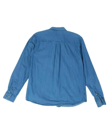 CAMISA VAQUERA WRANGLER HOMBRE AZUL DENIM