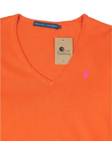 JERSEY PICO RALPH LAUREN MUJER NARANJA