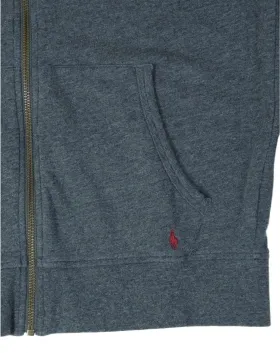 SUDADERA CON CREMALLERA POLO RALPH LAUREN HOMBRE GRIS JASPEADO