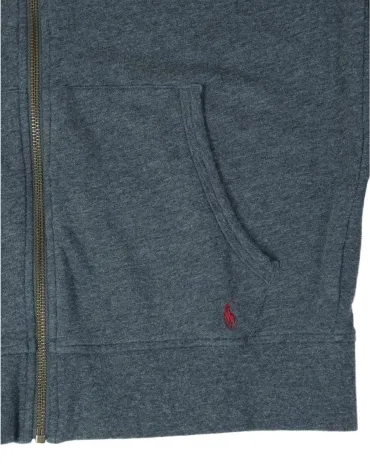 SUDADERA CON CREMALLERA POLO RALPH LAUREN HOMBRE GRIS JASPEADO