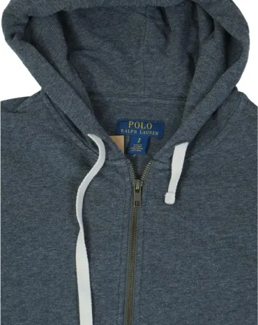 SUDADERA CON CREMALLERA POLO RALPH LAUREN HOMBRE GRIS JASPEADO