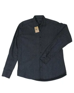 CAMISA GUCCI HOMBRE NEGRA ESTAMPADA
