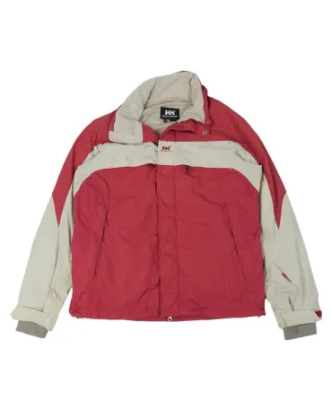 CHAQUETA TÉCNICA HELLY HANSEN UNISEX ROJO Y BEIGE