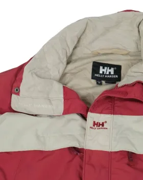 CHAQUETA TÉCNICA HELLY HANSEN UNISEX ROJO Y BEIGE