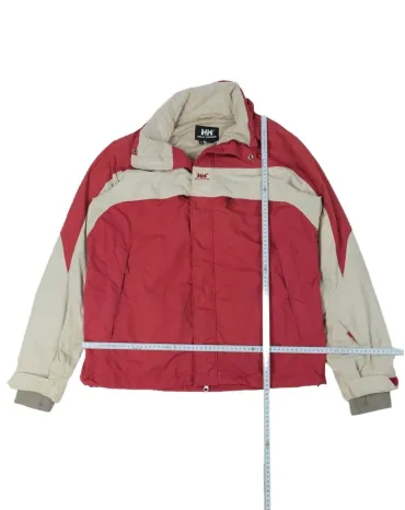 CHAQUETA TÉCNICA HELLY HANSEN UNISEX ROJO Y BEIGE