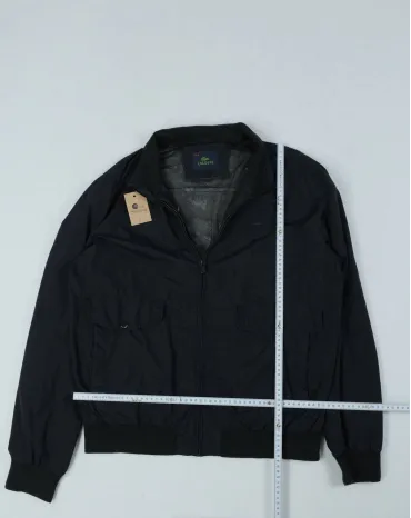 CAZADORA BOMBER LACOSTE HOMBRE NEGRO