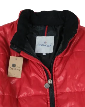CAZADORA ACOLCHADA MONCLER MUJER ROJO