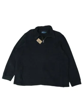 SUDADERA CUELLO ALTO CON CREMALLERA POLO RALPH LAUREN HOMBRE GRIS ANTRACITA
