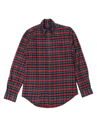 CAMISA POLO RALPH LAUREN HOMBRE ROJO TARTÁN