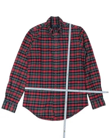CAMISA POLO RALPH LAUREN HOMBRE ROJO TARTÁN