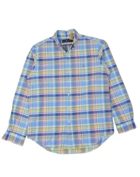 CAMISA RALPH LAUREN HOMBRE AZUL CLARO A CUADROS