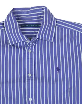 CAMISA RALPH LAUREN HOMBRE MORADO RAYAS BLANCAS