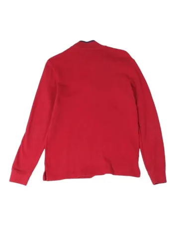 JERSEY CUELLO ALTO CON CREMALLERA POLO RALPH LAUREN HOMBRE ROJO