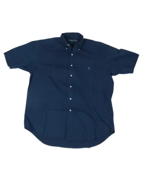 CAMISA MANGA CORTA RALPH LAUREN HOMBRE AZUL MARINO