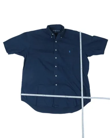 CAMISA MANGA CORTA RALPH LAUREN HOMBRE AZUL MARINO