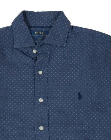 CAMISA POLO RALPH LAUREN HOMBRE AZUL MARINO