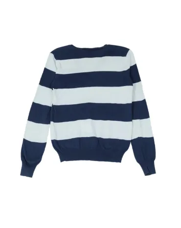 JERSEY RALPH LAUREN UNISEX AZUL MARINO Y BLANCO