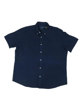 CAMISA MANGA CORTA RALPH LAUREN HOMBRE AZUL MARINO