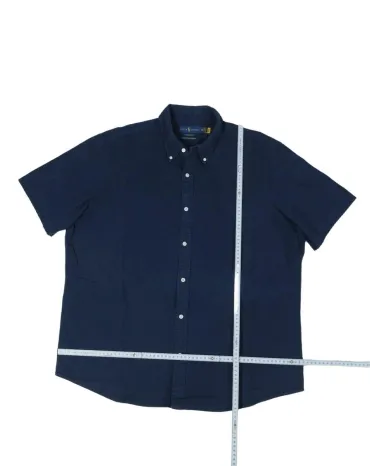 CAMISA MANGA CORTA RALPH LAUREN HOMBRE AZUL MARINO