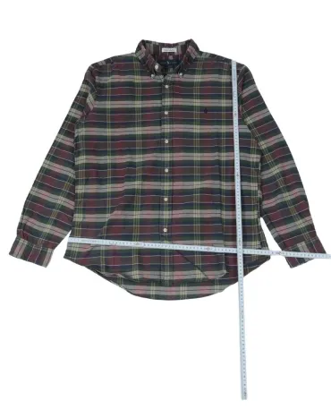 CAMISA RALPH LAUREN HOMBRE BURDEOS Y VERDE