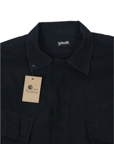 CAMISA SCHOTT HOMBRE NEGRO
