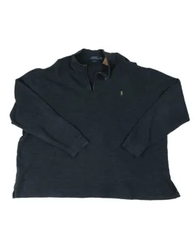 JERSEY CUELLO ALTO POLO RALPH LAUREN HOMBRE GRIS OSCURO