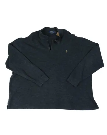 JERSEY CUELLO ALTO POLO RALPH LAUREN HOMBRE GRIS OSCURO