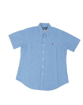 CAMISA POLO RALPH LAUREN HOMBRE AZUL Y BLANCO