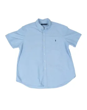 CAMISA OXFORD RALPH LAUREN HOMBRE AZUL CLARO