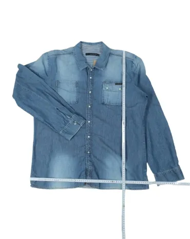 CAMISA CALVIN KLEIN VAQUERA AZUL DENIM