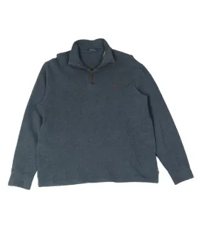 SUDADERA CUELLO CREMALLERA POLO RALPH LAUREN HOMBRE GRIS