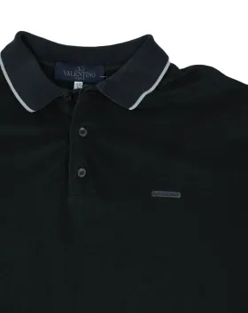 POLO VALENTINO HOMBRE NEGRO
