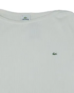 JERSEY DE PUNTO LACOSTE MUJER BLANCO ROTO