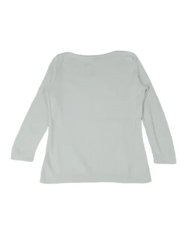 JERSEY DE PUNTO LACOSTE MUJER BLANCO ROTO