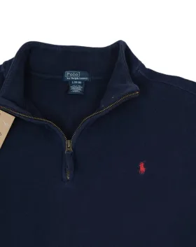 SUDADERA CUELLO ALTO CON CREMALLERA POLO RALPH LAUREN HOMBRE AZUL MARINO