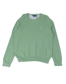 JERSEY CUELLO REDONDO POLO RALPH LAUREN HOMBRE VERDE MENTA