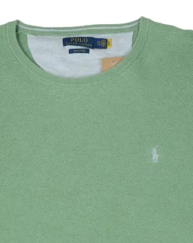 JERSEY CUELLO REDONDO POLO RALPH LAUREN HOMBRE VERDE MENTA