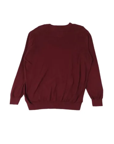 JERSEY LACOSTE HOMBRE GRANATE
