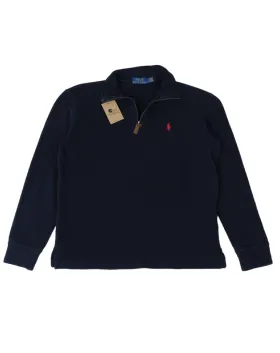 JERSEY CUELLO ALTO CON CREMALLERA POLO RALPH LAUREN HOMBRE AZUL MARINO