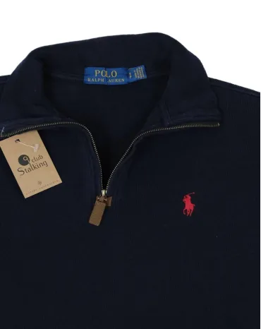 JERSEY CUELLO ALTO CON CREMALLERA POLO RALPH LAUREN HOMBRE AZUL MARINO