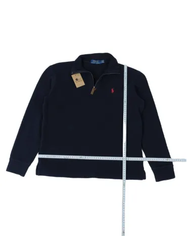 JERSEY CUELLO ALTO CON CREMALLERA POLO RALPH LAUREN HOMBRE AZUL MARINO