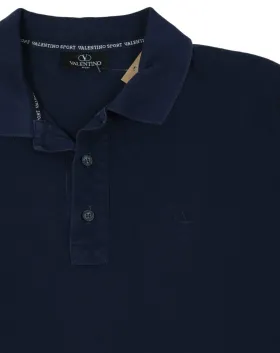 POLO VALENTINO HOMBRE AZUL MARINO