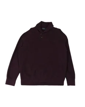 JERSEY CUELLO CHAL POLO RALPH LAUREN HOMBRE GRANATE
